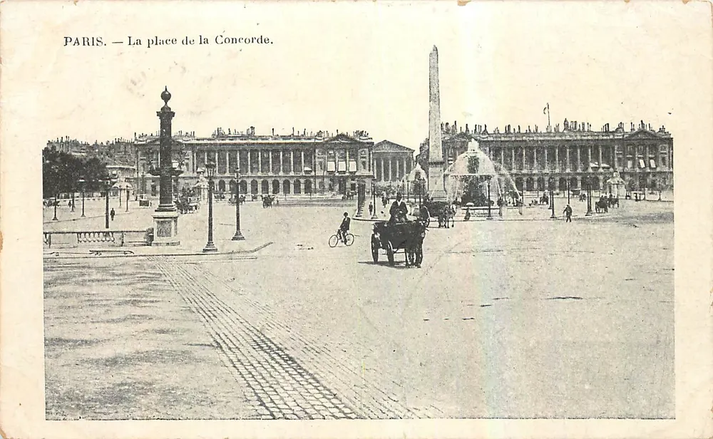 Paris — La place de la Concorde — éditeur non visible - Awers
