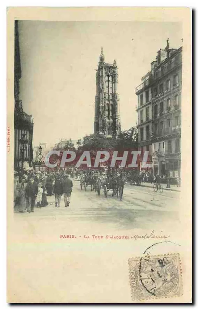 Paris - A Torre Saint-Jacques - Madeleine - A. Taille, Paris - Frente