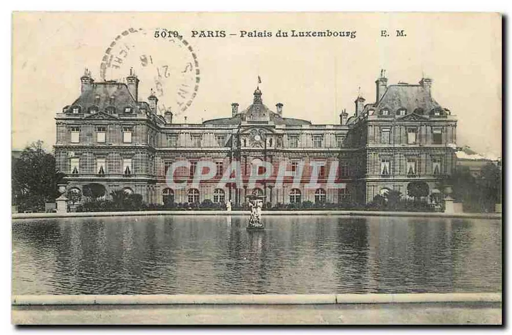 Paris – Palácio do Luxembourg — E. M. n° 5019 - Frente