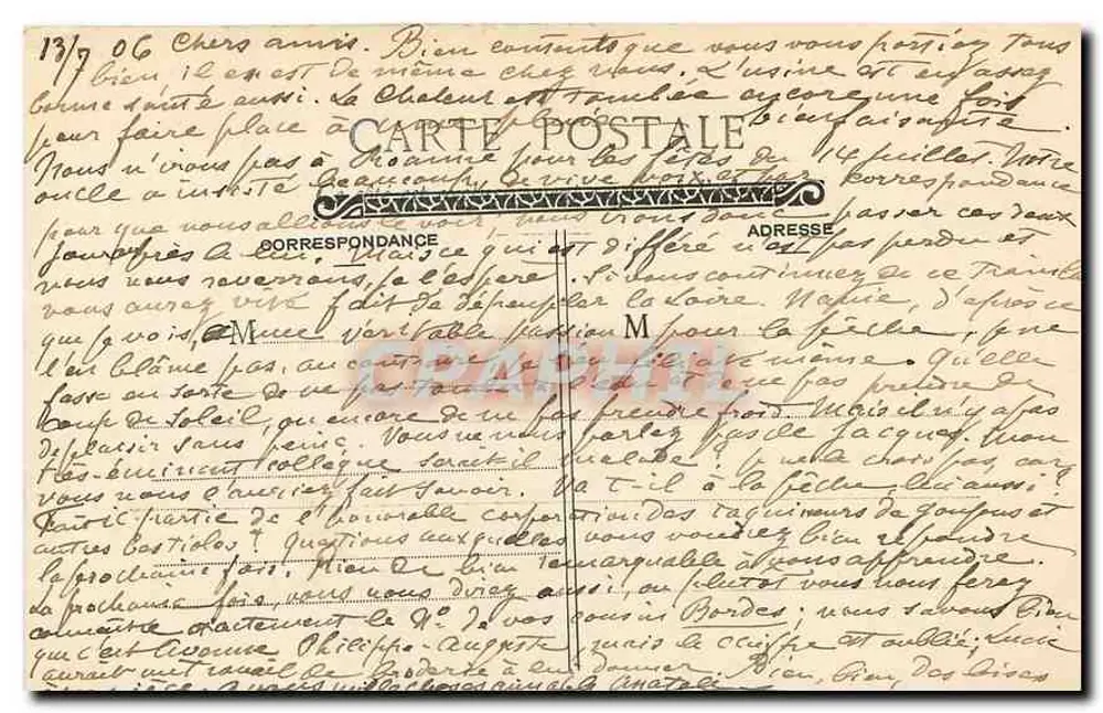 Paris - Lac du Bois de Boulogne — Carte postale n°429 - Verso