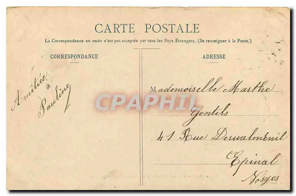 Paris — Arco da Triunfo e Praça do Carrousel — A. Turide, Paris - Verso