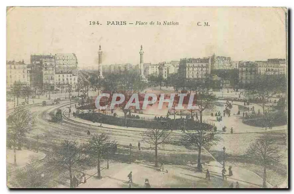 Paris — Place de la Nation — C. M. — 194 - Frente