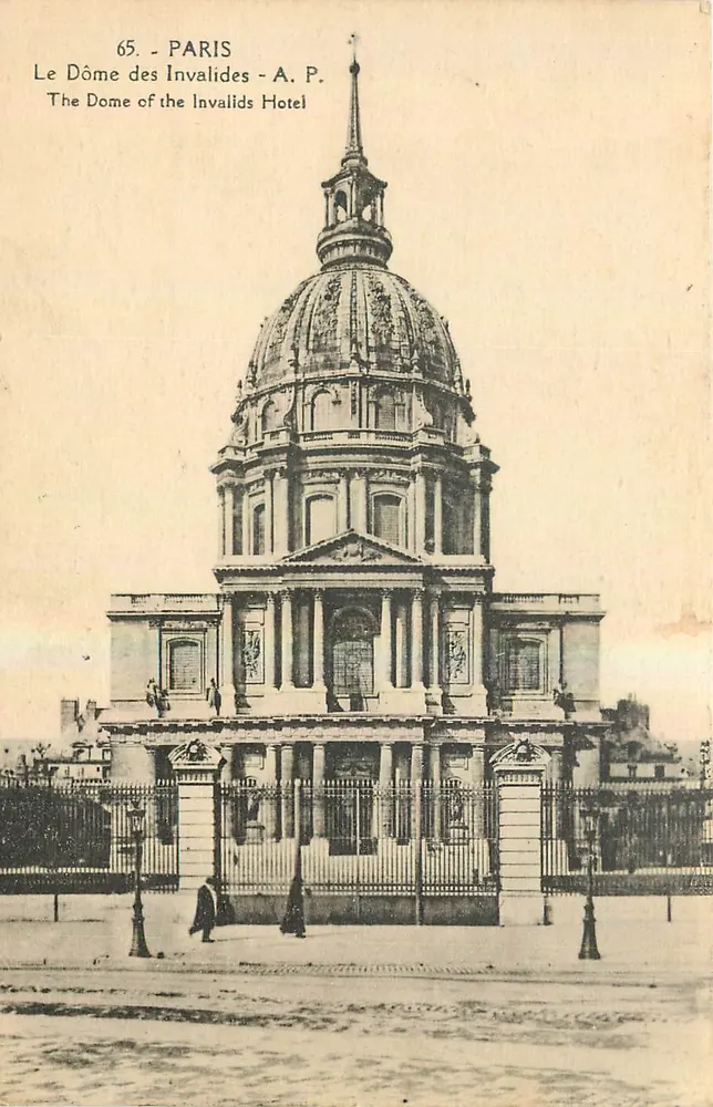Paris - O Domo dos Invalidos - A.P. n°65 - Frente