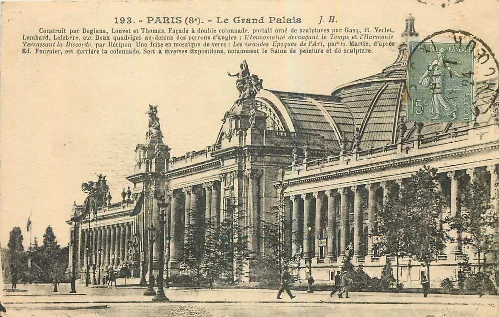 Parijs (8e) — Het Grand Palais — J. H. - Voorkant