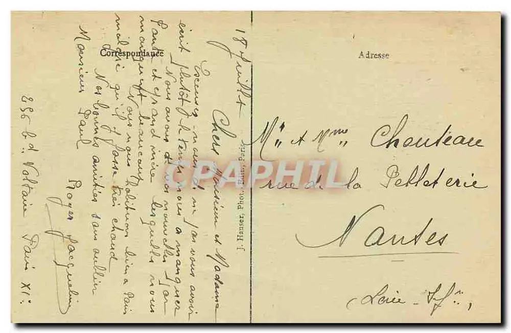 Parijs (8e) — Het Grand Palais — J. H. - Achterkant