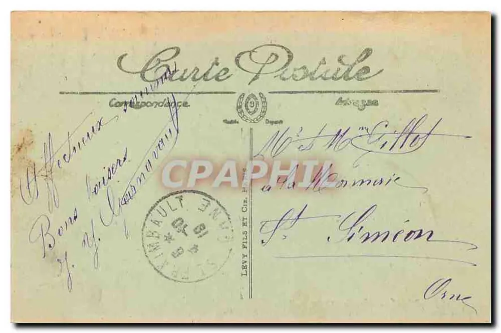 Paris — Praça da Ópera — LL. n°74 - Verso