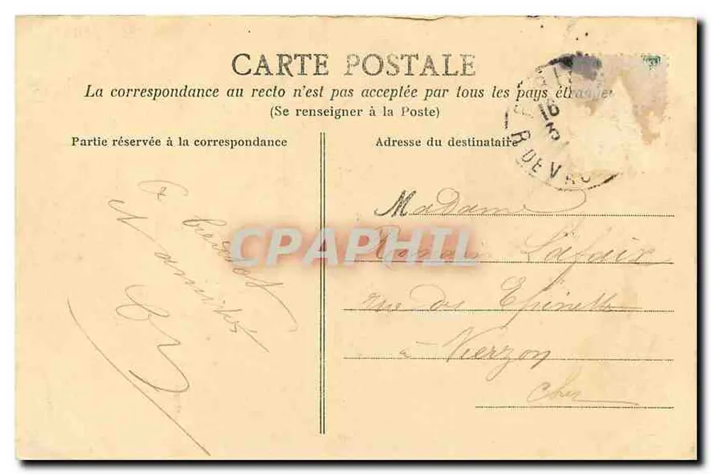 Fontaine Médicis — Paris — A. Goudon - Verso