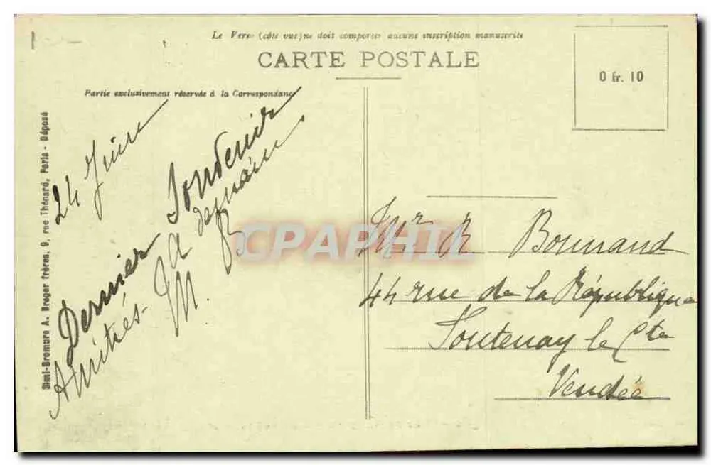 Angers - Place du Ralliement et le Théâtre — Edit. Letort - Verso