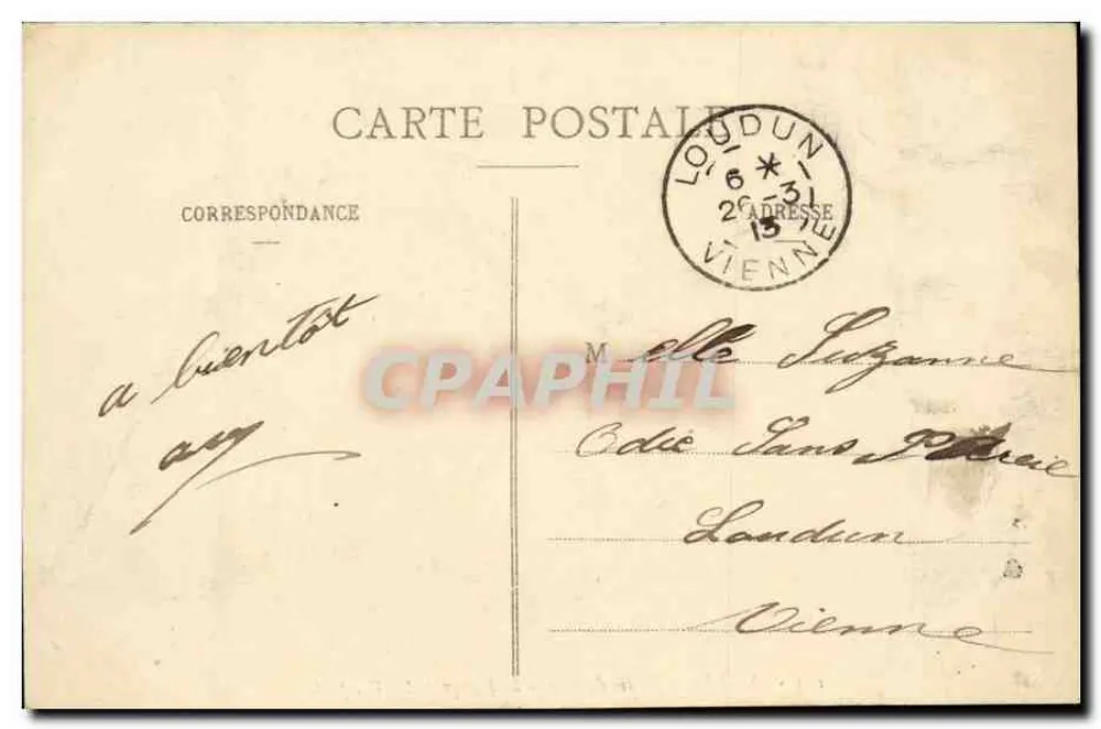 Angers - Jardim do Mail - O Kiosque — L. V., fot. - Verso