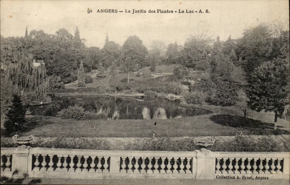 Angers — Le Jardin des Plantes — Le Lac — A. B. - Recto