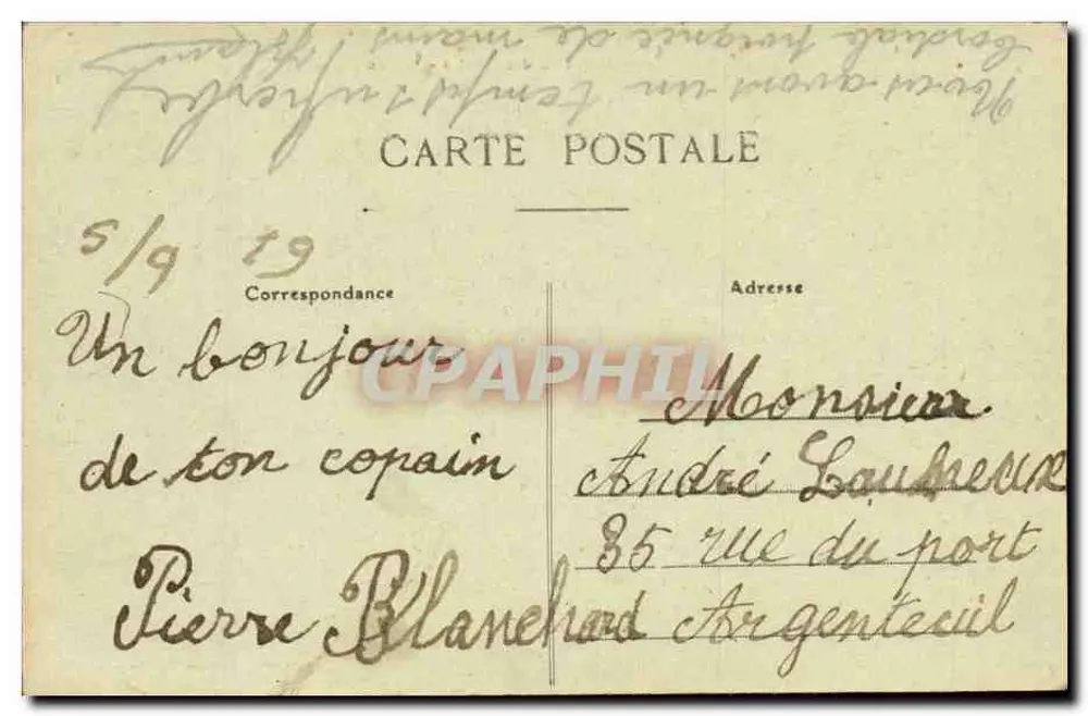 Angers — Le Jardin des Plantes — Le Lac — A. B. - Verso