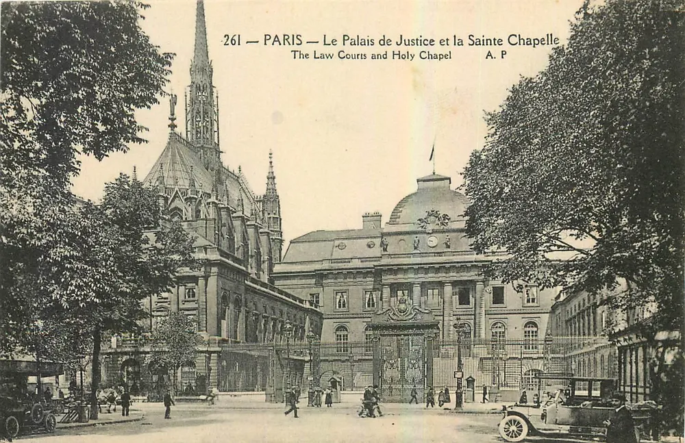 Paris — Le Palais de Justice et la Sainte Chapelle — A. P. n°261 - Recto