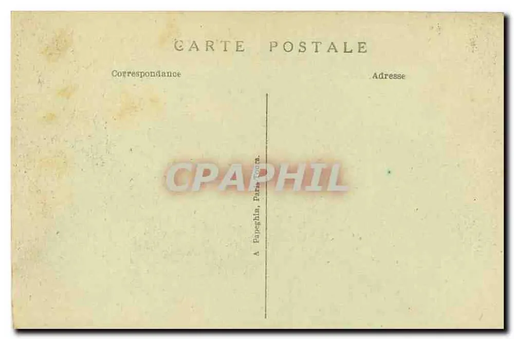 Paris — Le Palais de Justice et la Sainte Chapelle — A. P. n°261 - Verso