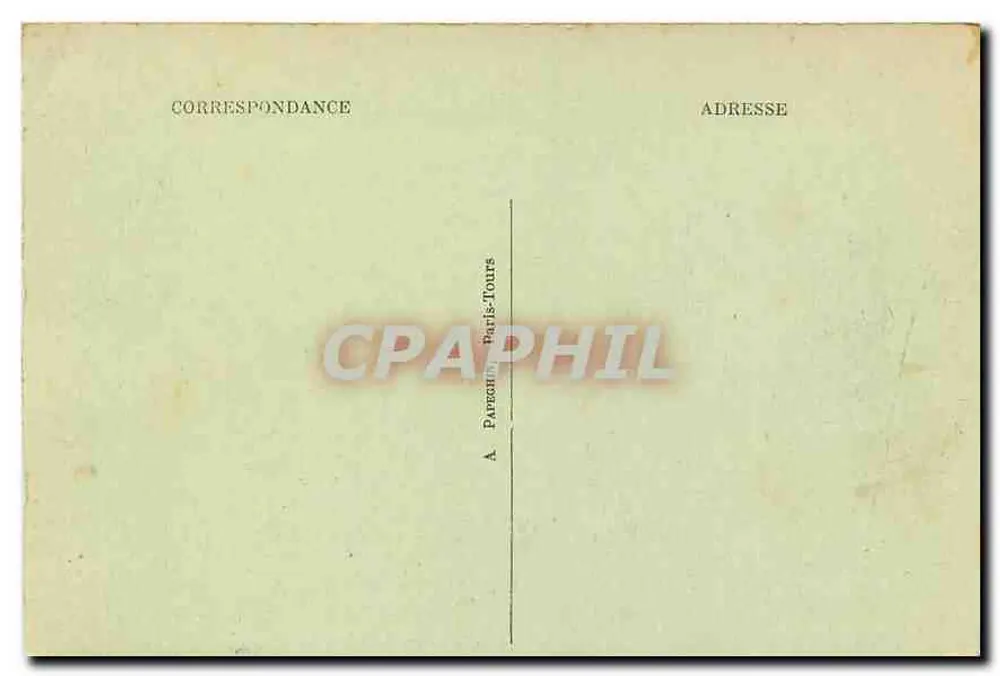 Paris — Das Louvre und das Monument « Quand Même » von Mercié — A.P. n°86 - Rückseite