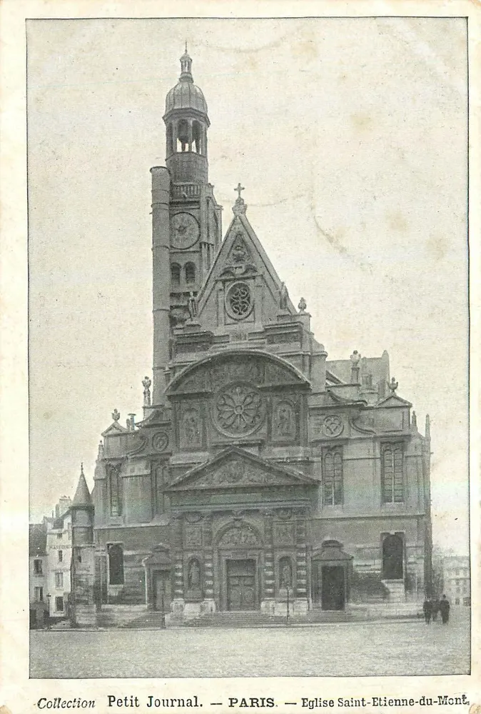 Kirche Saint-Etienne-du-Mont — Paris — Collection Petit Journal - Vorderseite