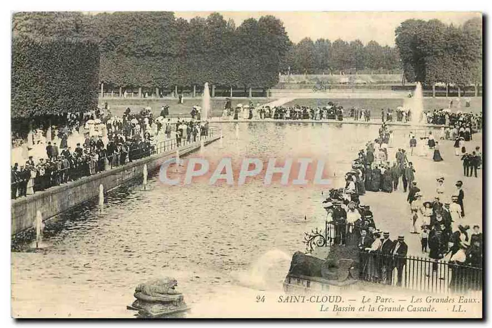 Saint-Cloud — Der Park — Die Großen Wasser — L.L. n°24 - Vorderseite