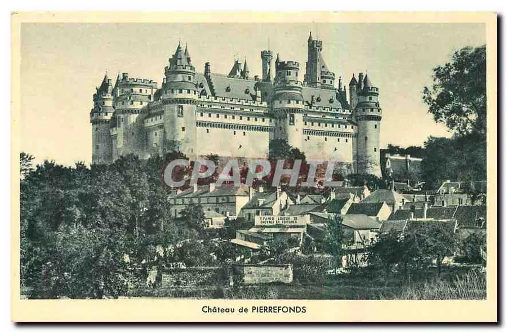 Castelo de PIERREFONDS — vista panorâmica — Aux Musées d'Europe, Paris - Frente