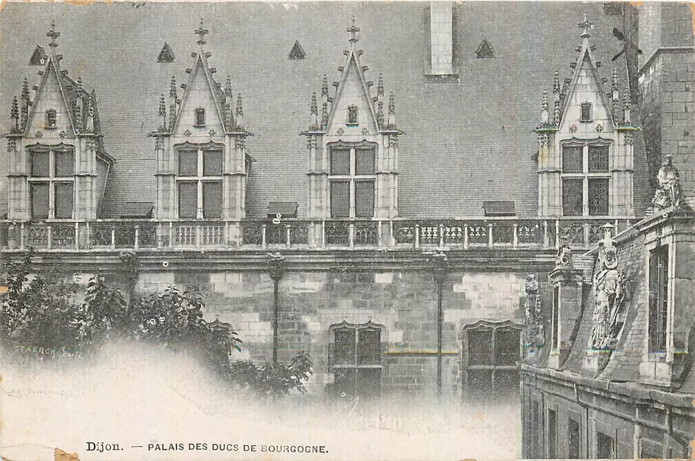 Dijon — Palais des Ducs de Bourgogne — éditeur STAERCK, Paris - Anverso