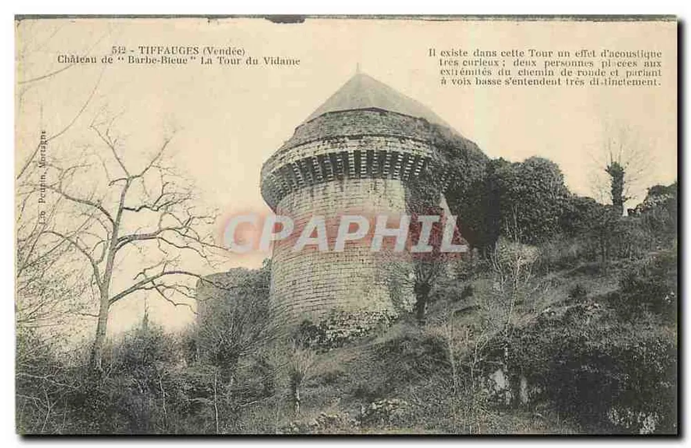 Schloss "Barbe-Bleue" - Die Turm des Vidame - Tiffauges (Vendée) - Vorderseite