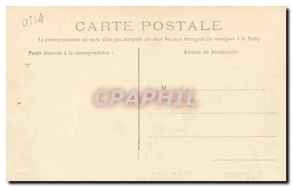A cerca de VICHY — Castelo de Randan — Edição Maniezzzi n°39 - Verso
