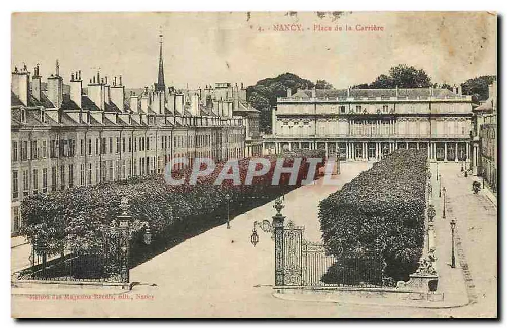 Nancy - Place de la Carrière — Station Magasins-Roumts, uitgave Nancy - Voorkant