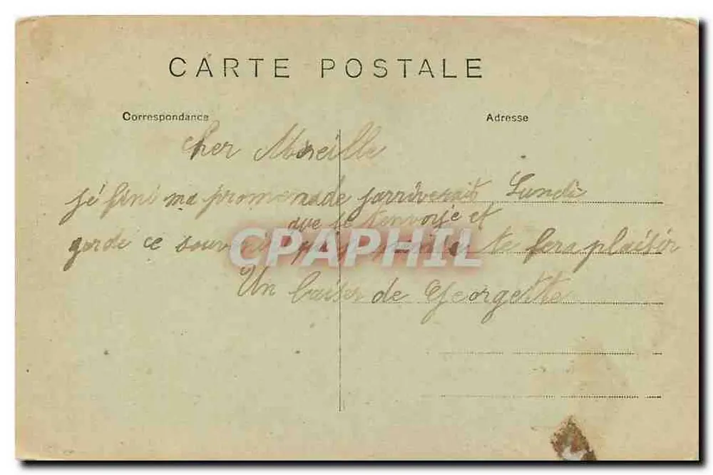 Paris — A Estação de Lyon — J. H. n°118 - Verso