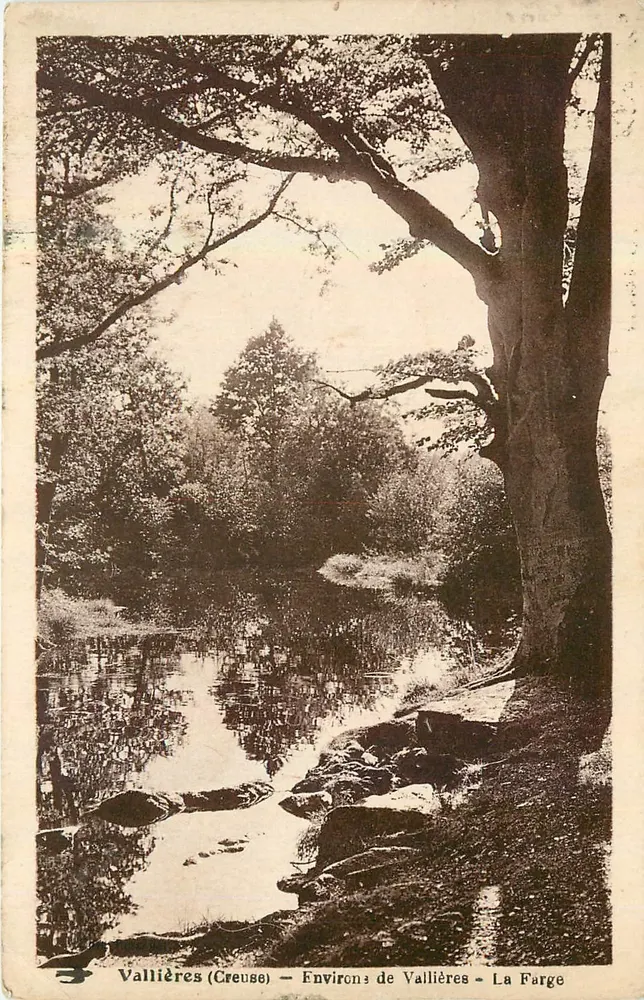 Vallières (Creuse) — Umgebung von Vallières — La Forge - Vorderseite