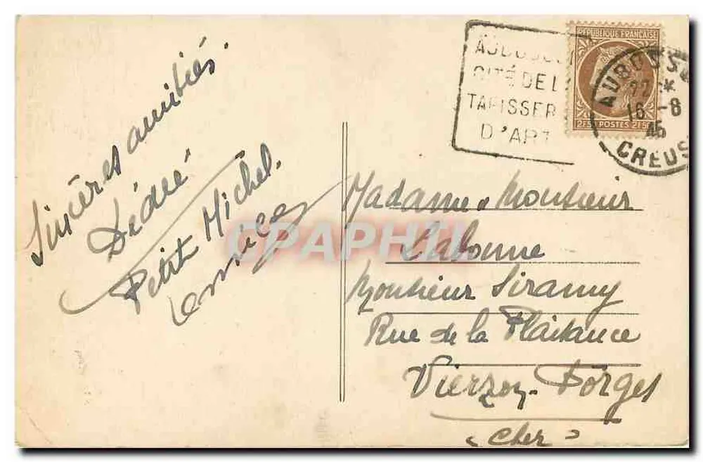 Vallières (Creuse) — Umgebung von Vallières — La Forge - Rückseite