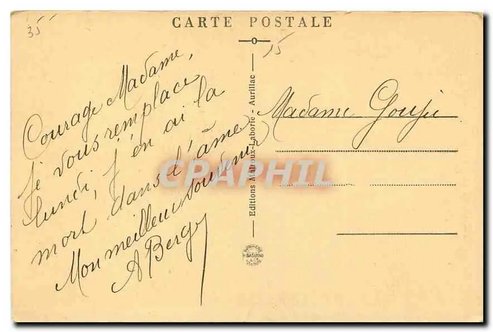 Vic-sur-Cère — Le Pas-de-Cère — Éditeur : Editions Mailloux-Laborie - Verso