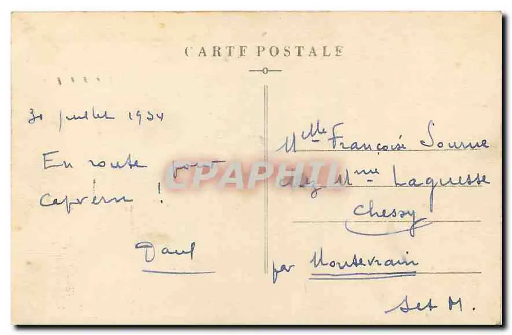 Toulouse - O Capitólio e o Pátio do Capitólio — editor anônimo, n°7 - Verso
