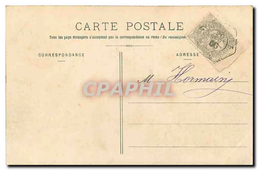 Versailles - Le Château - Pavillon de Gabriel - Statue de Louis XIV — P. D. PARIS n°29 - Verso