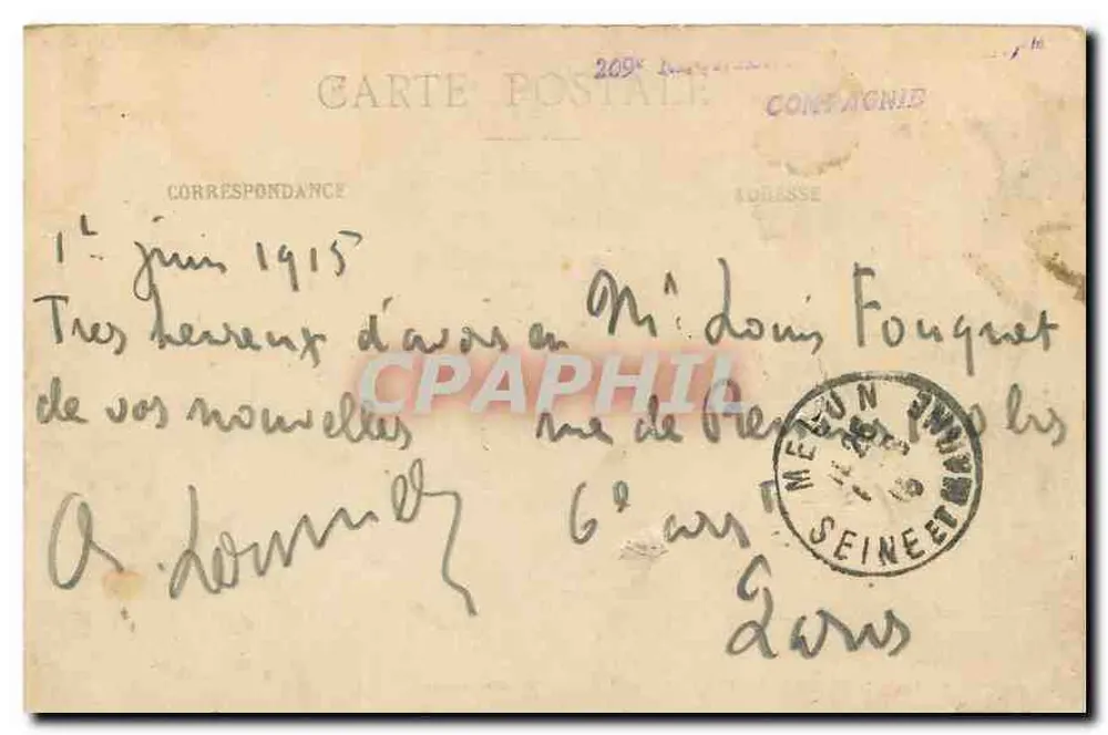 Castelo de Courtry - Le Perron — Blondeau, editor - Verso