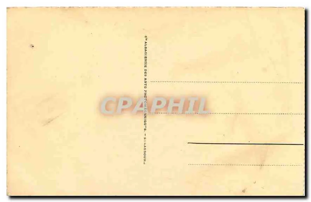 Lourdes - Le Château Fort et le Gave — Châtaigniers des Arts Photographiques - S. Hascoeur - Verso