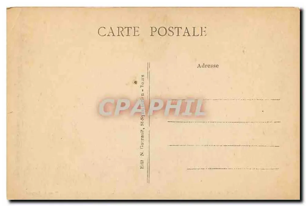 Park des Schlosses VERNEUIL-sur-INDRE — Die Gräben — Foto A. Manpuit - Rückseite