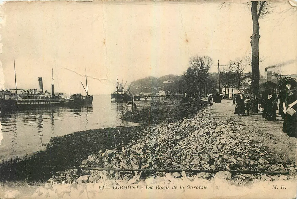 Lormont — As Margens da Garonne — Gernoy, Fototipia, Bordeaux, n°22 - Frente
