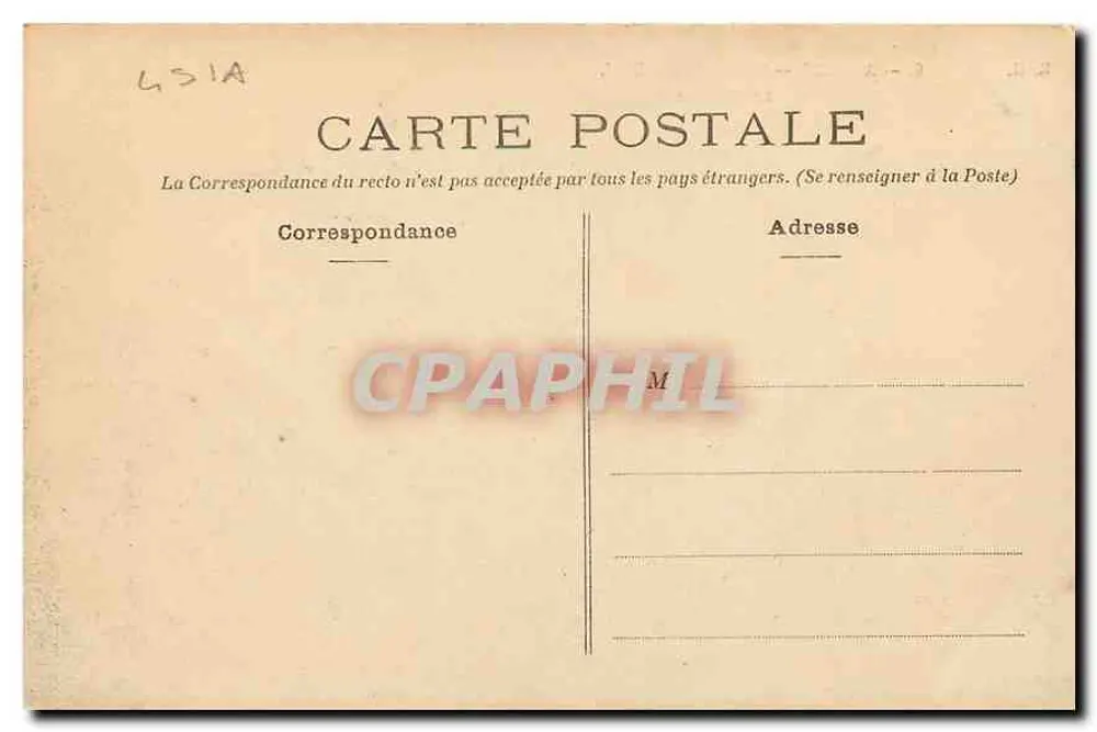 Angers — Estátua do Rei René. O Castelo. - Verso