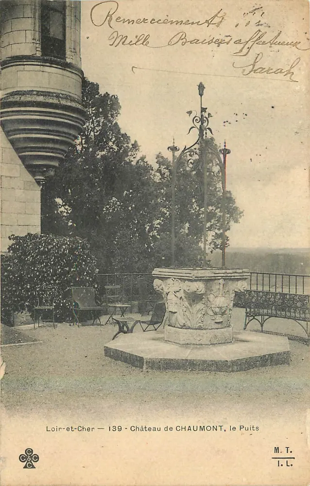 Castelo de Chaumont, o Poço — Loir-et-Cher — 139 - Frente