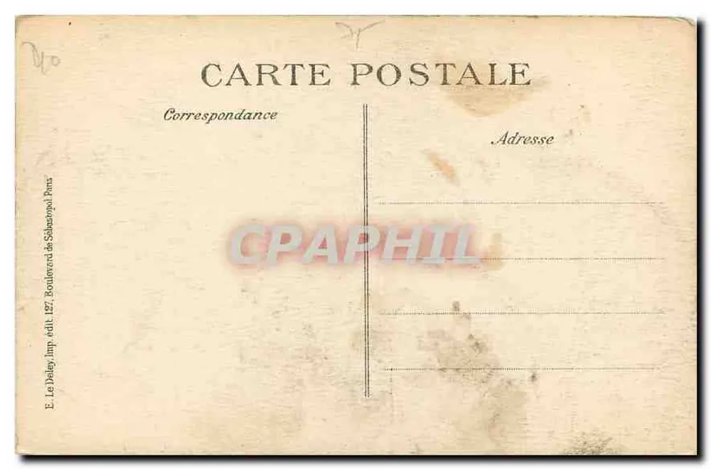 Trauerfeier des Generals Gallieni (1. Juni 1918) — Abreise von den Invaliden - Rückseite