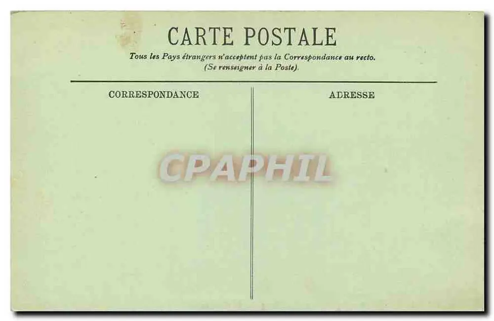 París — La Rue Soufflot y el Panteón — LL. - Reverso