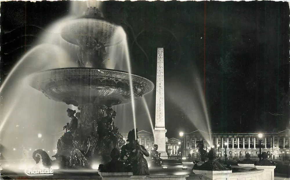 Praça da Concorde — iluminações noturnas — editor Chantal, n° 559 - Frente