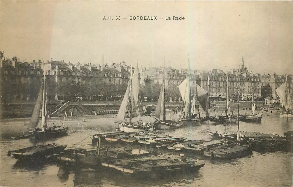 Bordeaux — A Rade — A.H. 53 - Frente