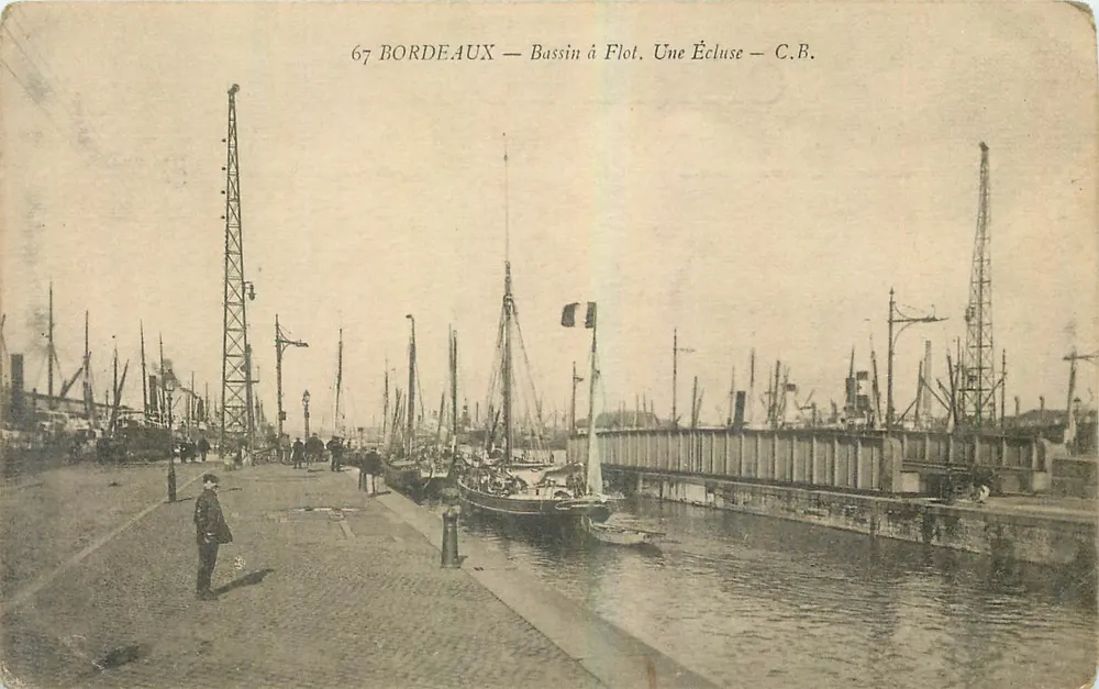 Bordeaux — O Estuário. Uma Escada de Água — C.B. n°67 - Frente