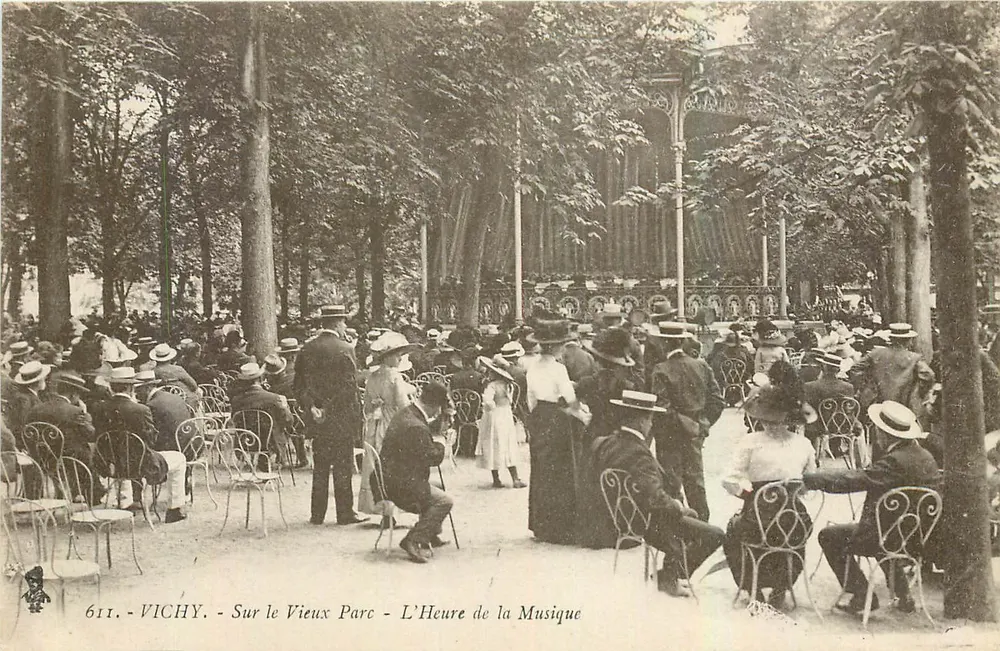 Vichy - Im Alten Park - Die Musikstunde — anonymer Verlag, Seriennummer 611 - Vorderseite