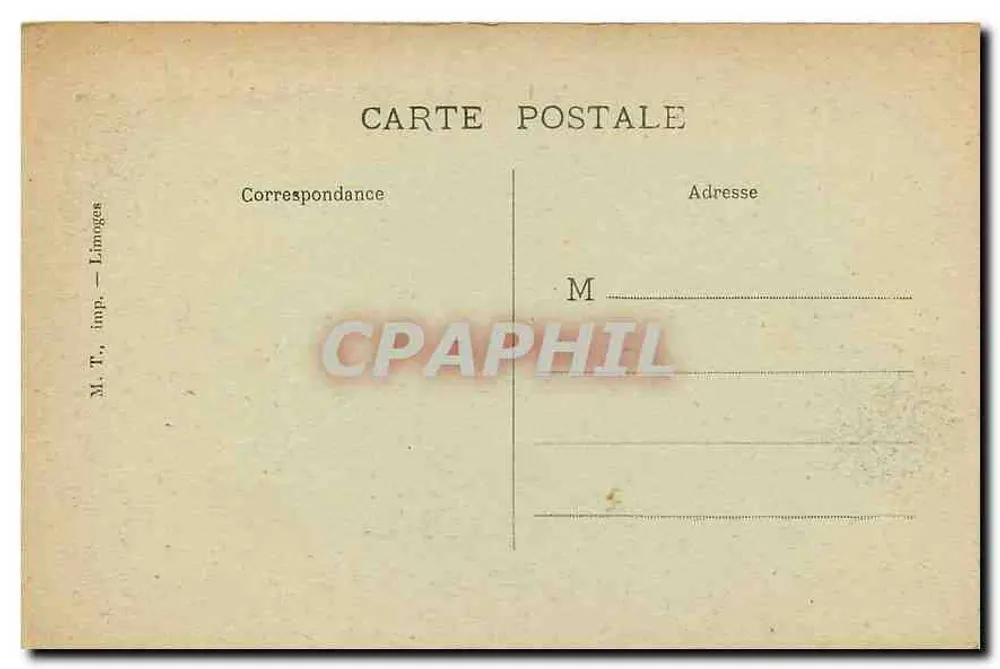 Valençay, das Schloss, der Garten der Herzogin — M.T., Verlag - Limoges - Rückseite