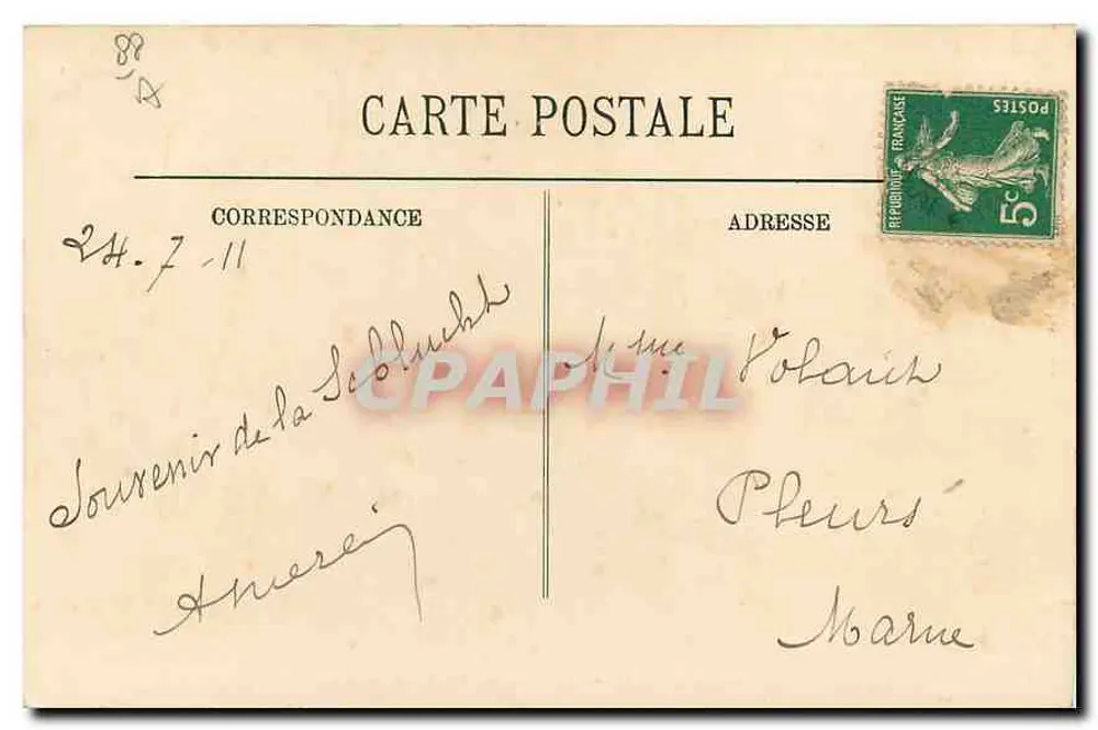 Gérardmer — La Schlucht — La Roche du Chameau — LL. — n° 154 - Verso