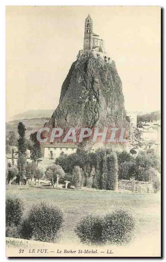 Le Puy — O Rocher Saint-Michel — LL. - Frente