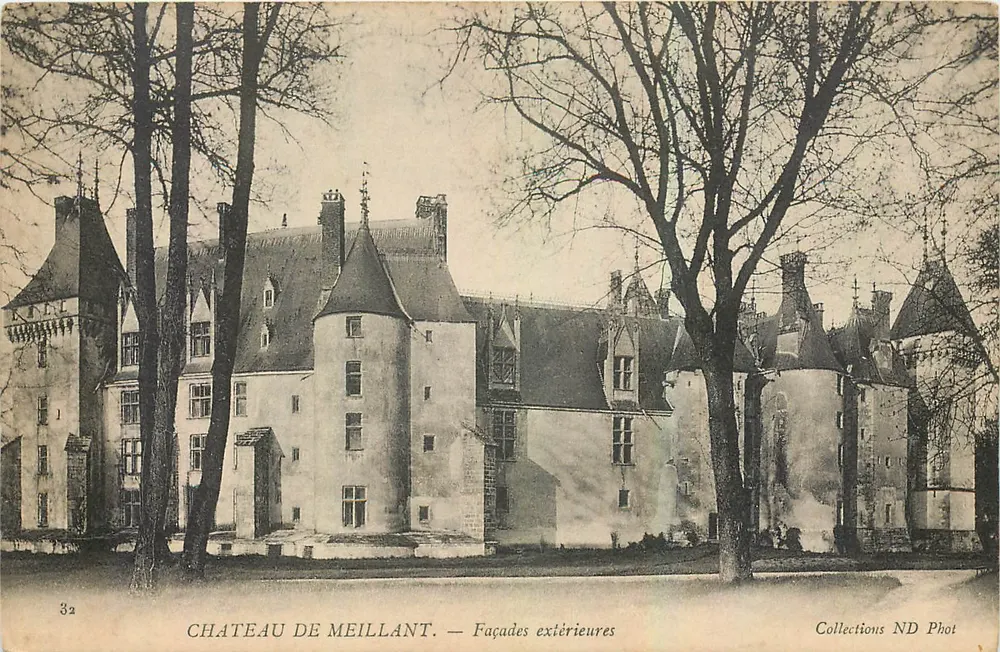 Castelo de Meillant — Fachadas externas — Coleções ND Fotografia n°32 - Frente