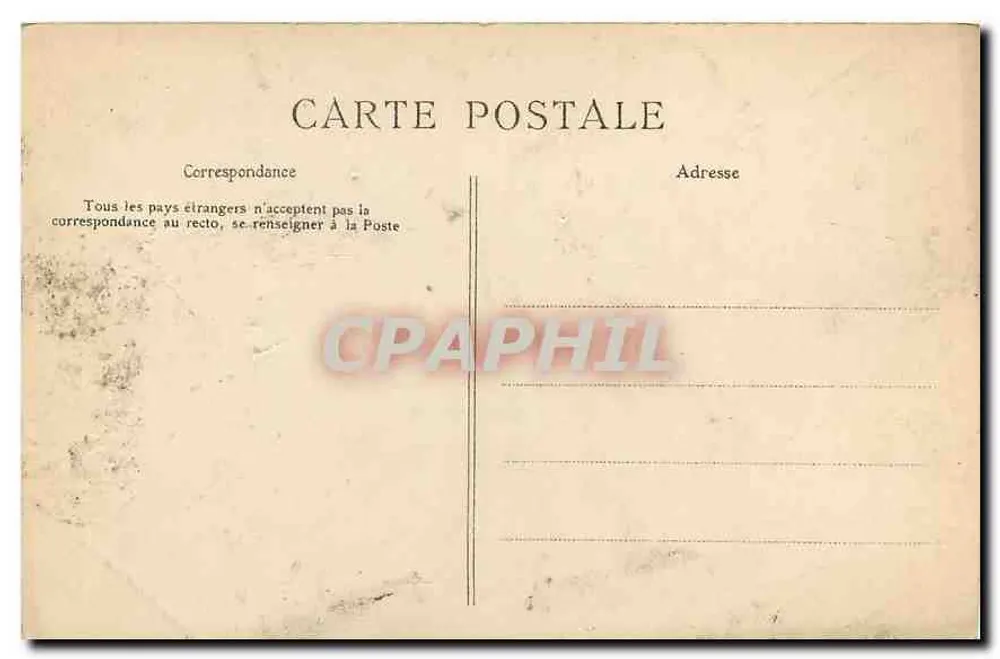 Le Cormier — Das Schloss La Chesnaye — Éditeur E. Château, Pacy-sur-Eure, n°4 - Rückseite