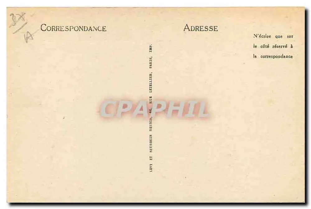 Loches — La Collegiata di San Ursolo — Stampa Levé et Neudels Bruns, Parigi - Verso