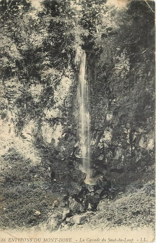 Environ du Mont-Dore — La Cascade du Saut-du-Loup — LL. n°86 - Recto